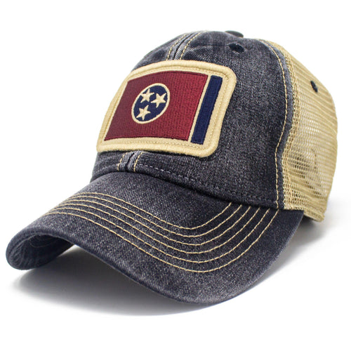 Tennessee Flag Patch Trucker Hat