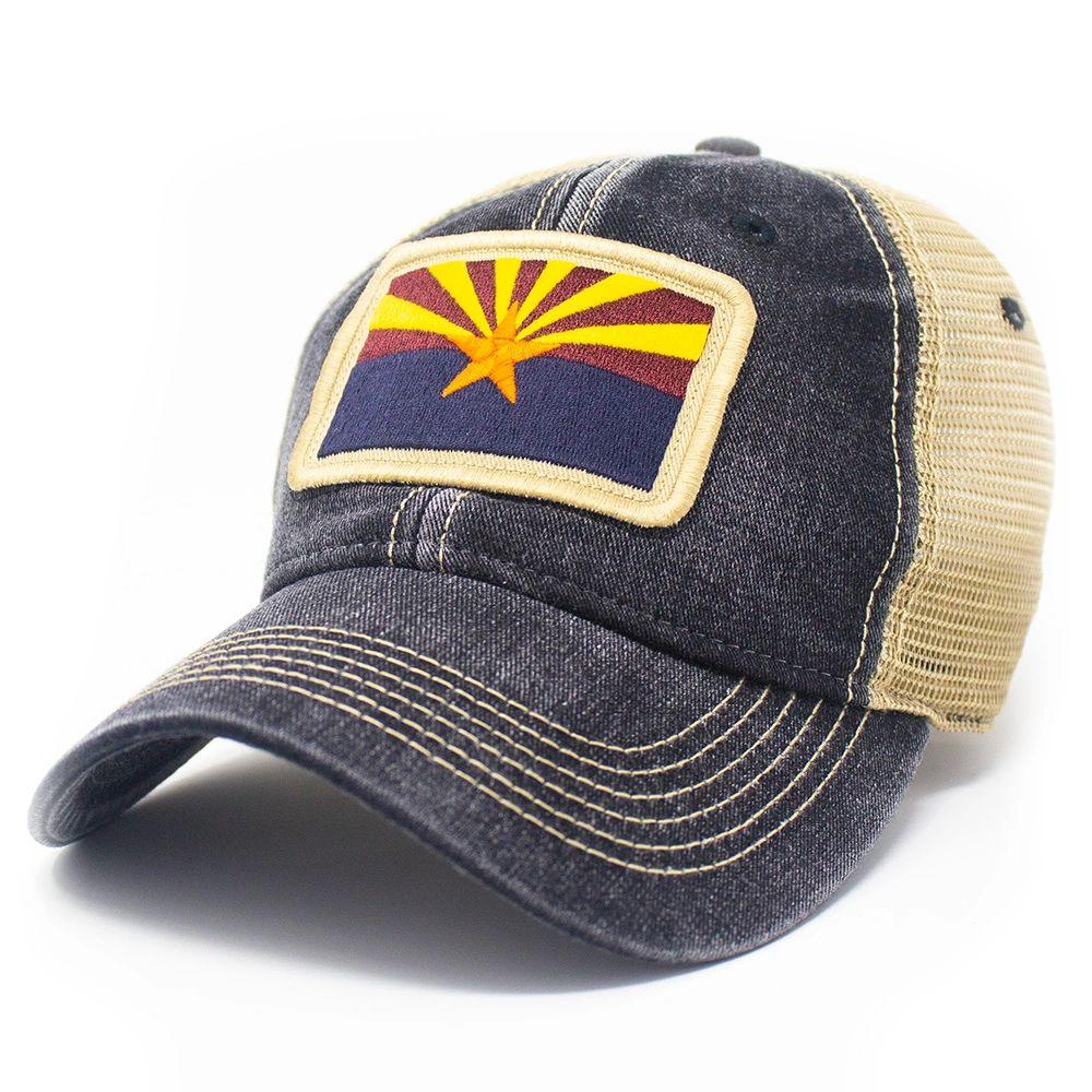 Arizona State Flag Hat Black SL Revival Co