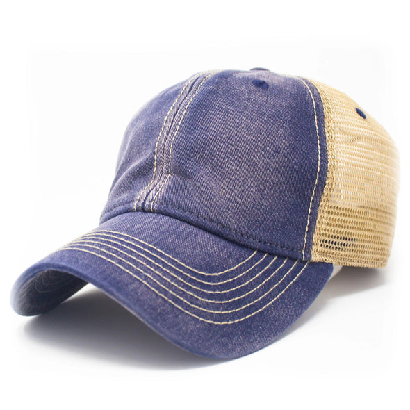 Blank Trucker Hat, Salt-Wash™