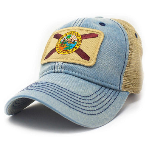 Florida Flag Patch Trucker Hat