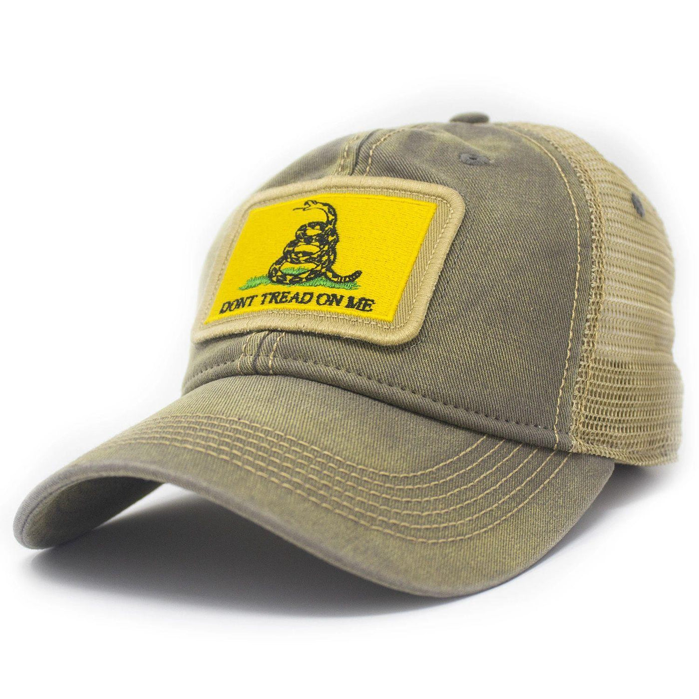 Gadsden Don't Tread On Me Flag Trucker Hat Black - Etsy