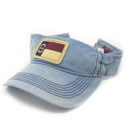 North Carolina Flag Patch Visor