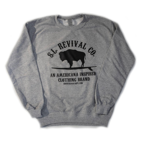 FREE W-Purchase, S.L. Revival Co. Sweatshirt, Athletic Gray