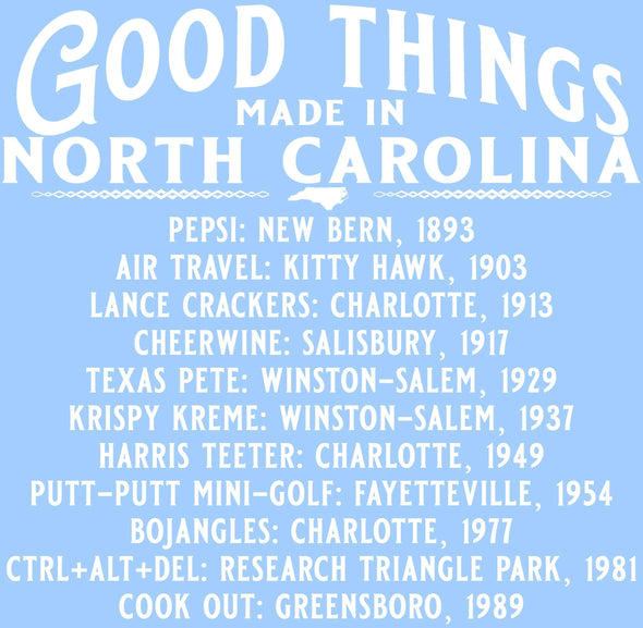 Good Things Made In North Carolina T-Shirt, S/S