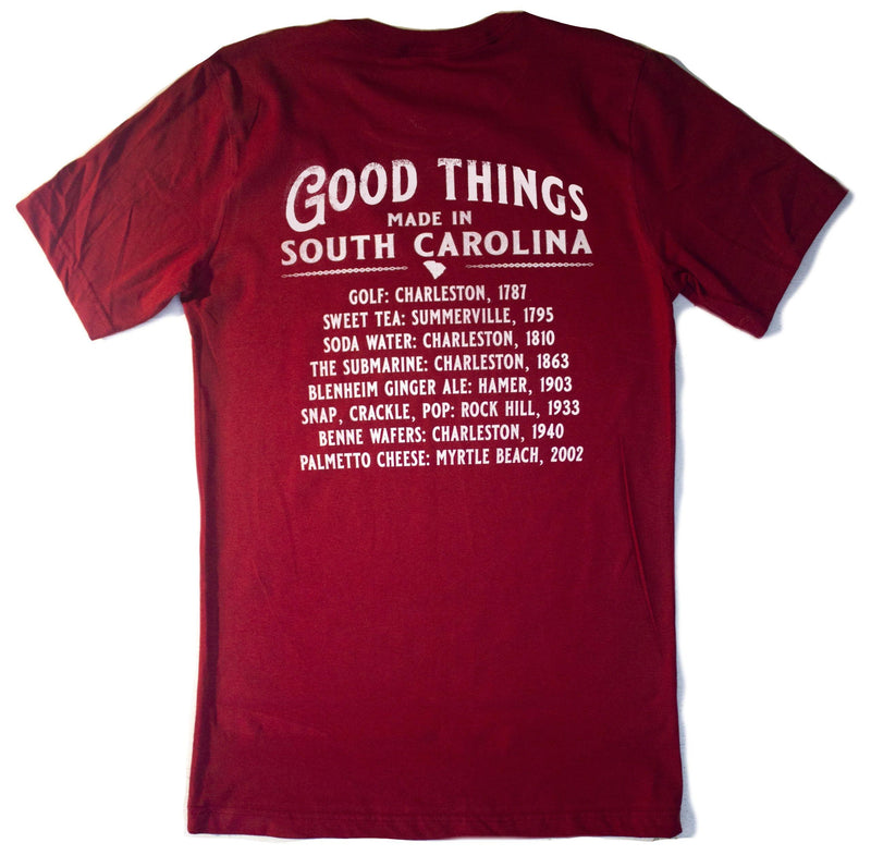 Good Things Made In South Carolina T-Shirt, S/S, Cardinal