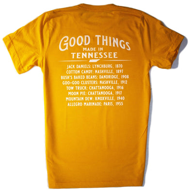 Good Things Made In Tennessee T-Shirt, S/S, Light Orange