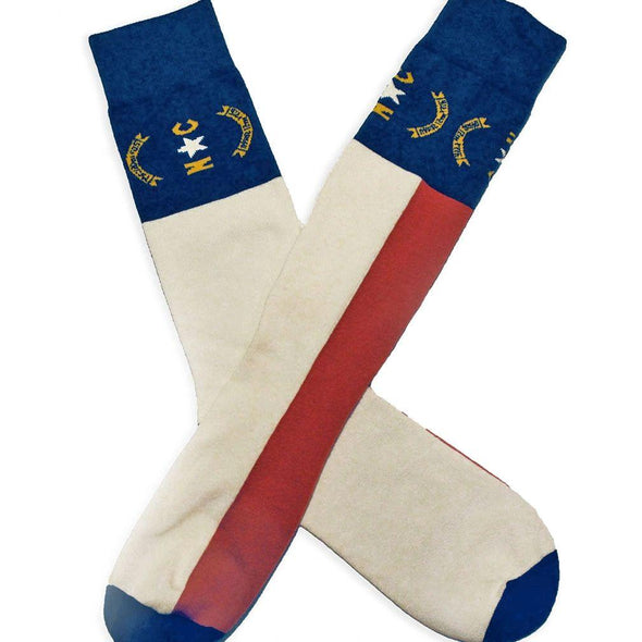North Carolina Flag Socks