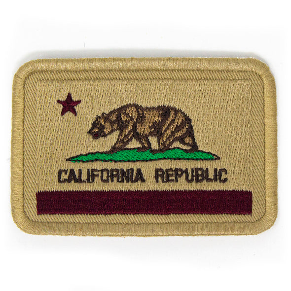 California Embroidered Flag Patch