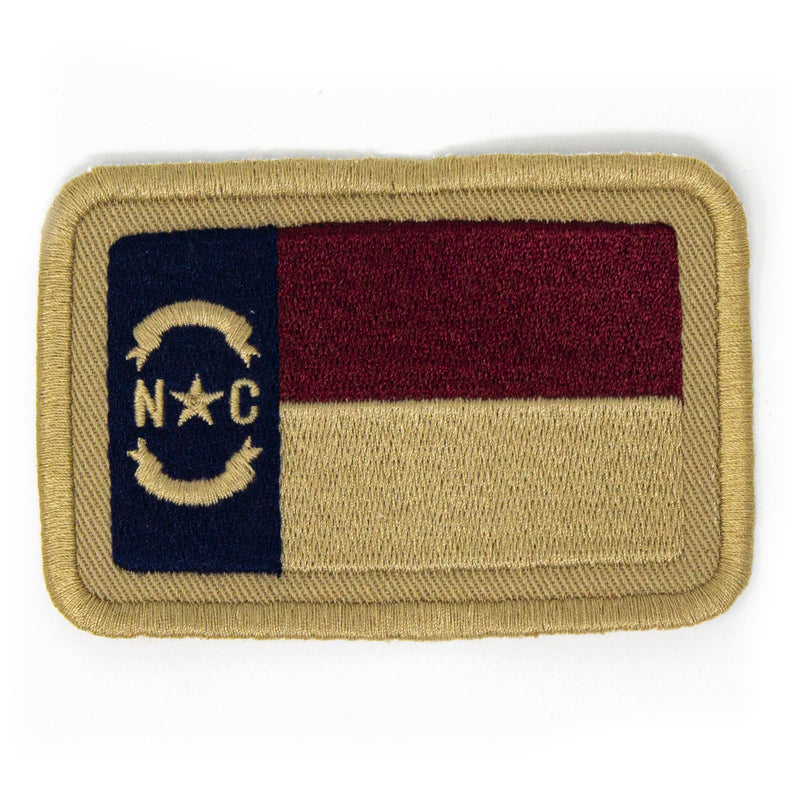North Carolina Embroidered Flag Patch