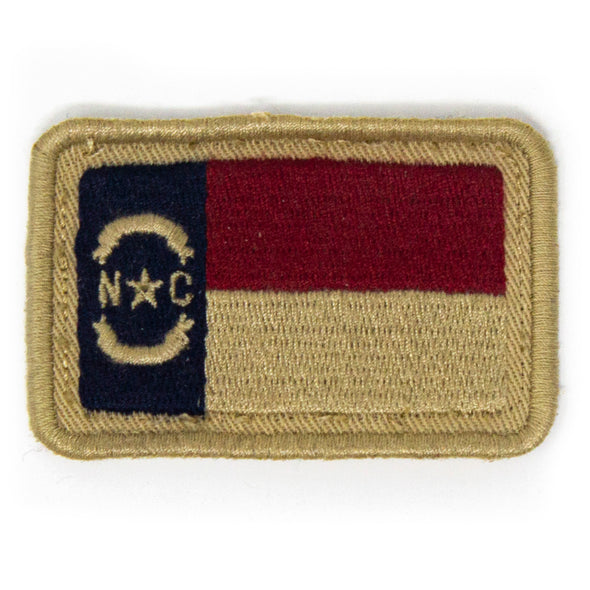 Small North Carolina Embroidered Flag Patch