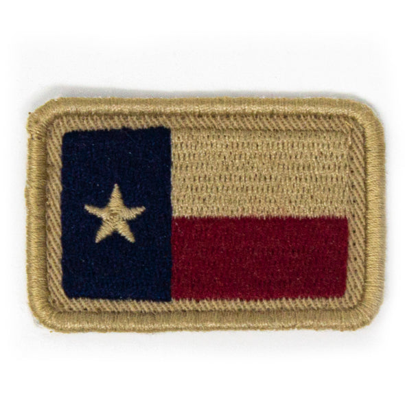Small Texas Embroidered Flag Patch