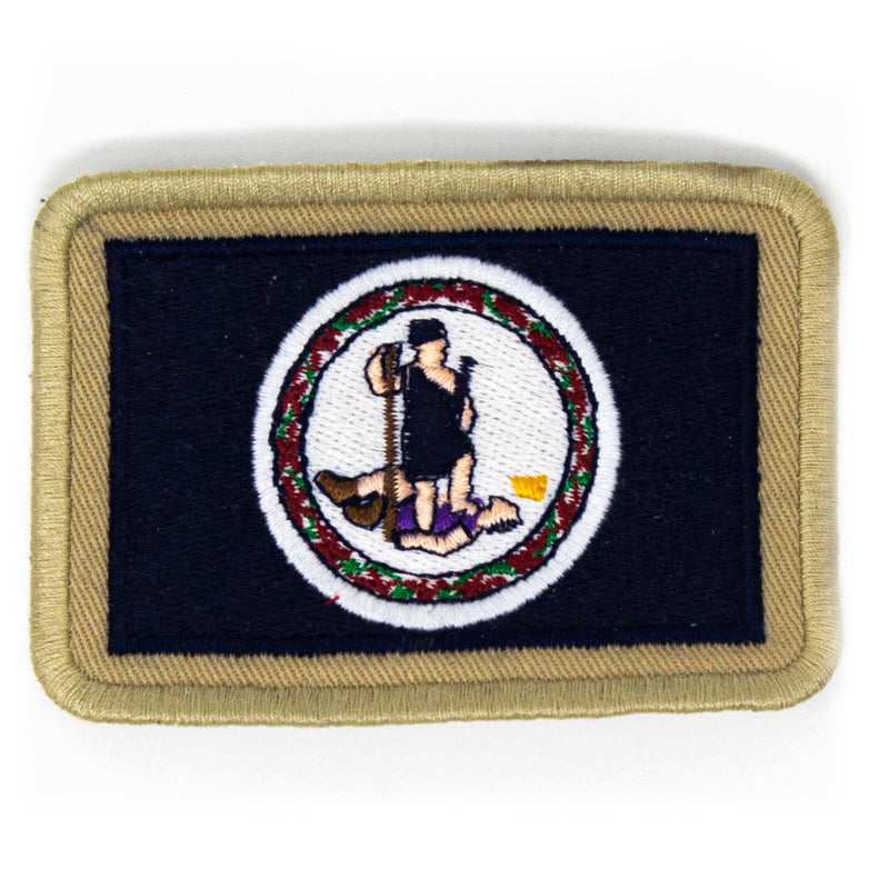 Virginia Embroidered Flag Patch