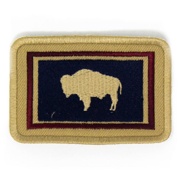 Wyoming Embroidered Flag Patch