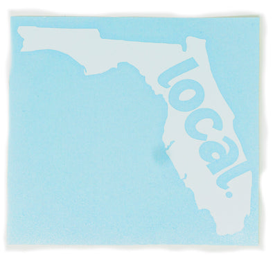 Florida Local Decal, 4" x 4.5"
