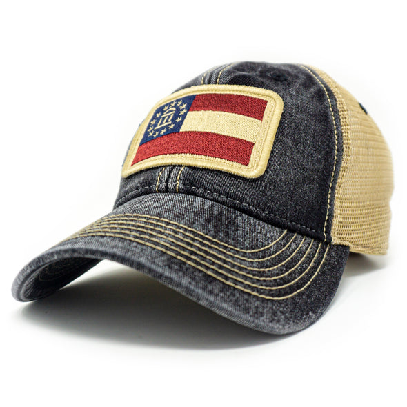Georgia Flag Patch Trucker Hat