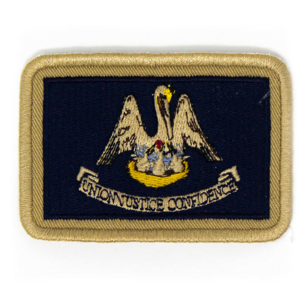 Louisiana Embroidered Flag Patch