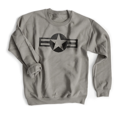 U.S. Air Force Low Visible Insignia Sweatshirt, Gray