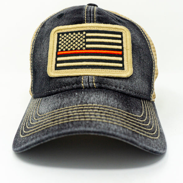 Thin Red Line Flag Trucker Hat